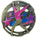 Gymnastics Medal - 2-3/4"